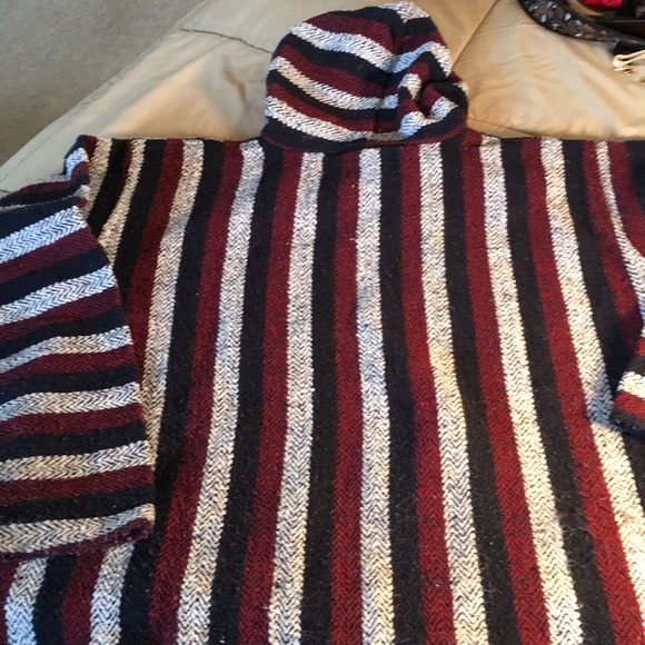 Rag hoodie red blue and grey - Picture 4 of 4